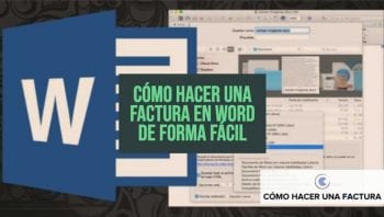 como hacer una factura en Word de forma facil