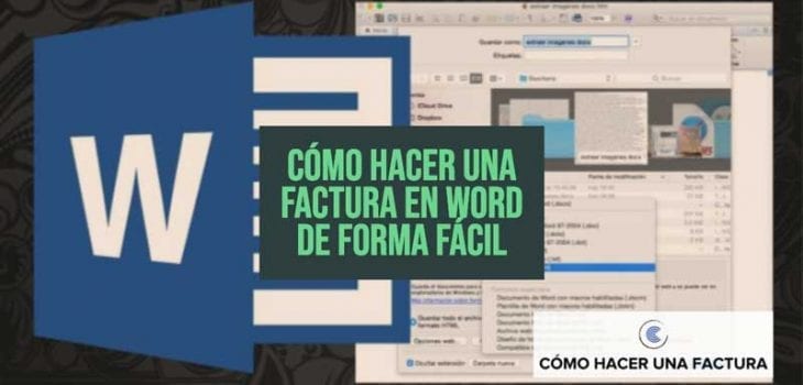 como hacer una factura en Word de forma facil